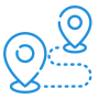 LinkedIn logo, consisting of a blue square with rounded corners featuring the white text "in" at the center.